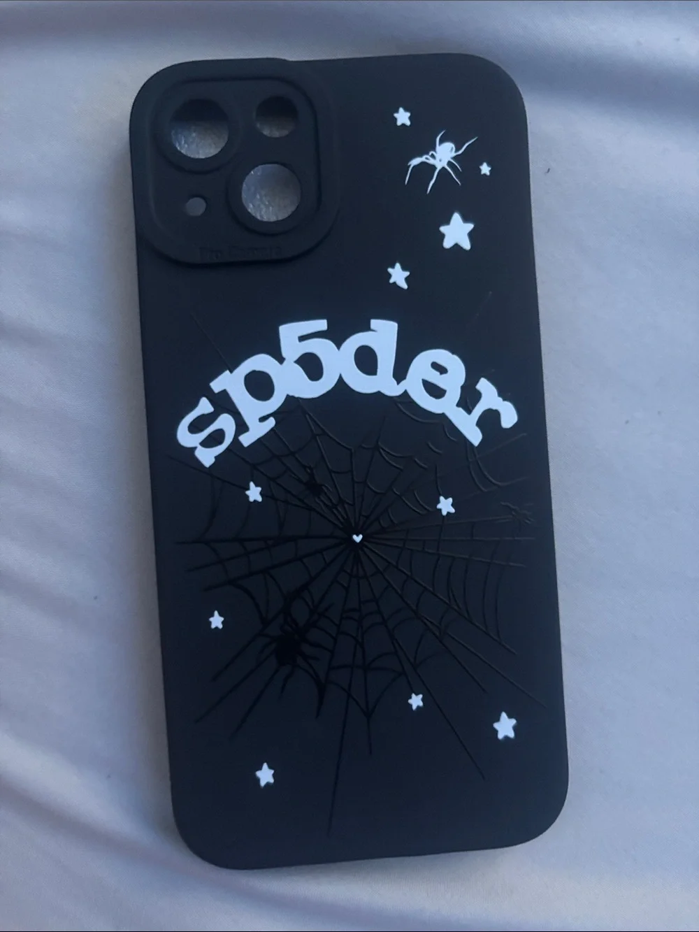 sp5der Black Spider Web iPhone Case